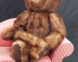 RARE Mink Jointed Teddy Bear * 18 Inches Tall
