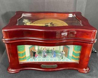 Mr. Christmas Melodium Village Square Ballroom Scene Music Box * A Nice Selection Of Tunes To Play