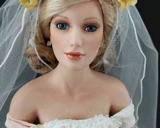 Bride Adorned In Springtime Colors
