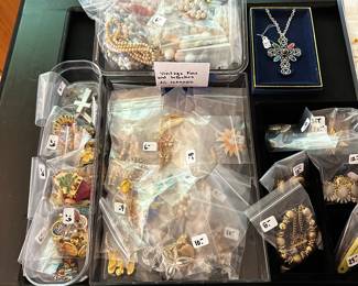 Four Season ALWAYS individually packs and prices EACH piece of jewelry! Feel free to visit the table and try anything you like on! Our Four Seasons Team Member Gail will be happy to help you out! 