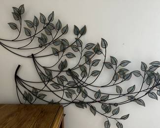 Here is another terrific metal wall art hanging! 
