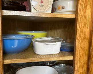 All the cupboards were stuffed! Keep scrolling to see the great kitchenware treasures we found! 