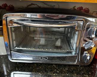Oster Toaster Oven! Beautiful Chrome! WORKS!