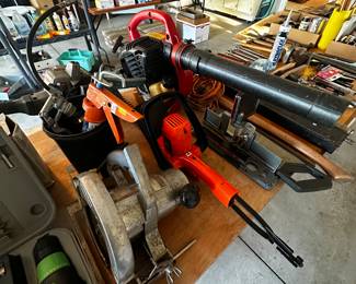 Gardening and power tools! 