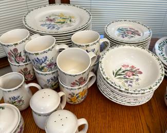 The kitchen is filled with everyday kitchen ware! BUT LOOK CLOSE and you will see all kinds of vintage items! 