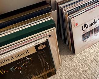 Collect or resell records? We got em! DOZENS of 33 1/3 LP's, 45s. 78s, Cassettes and CDs!