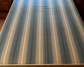 We have sold many beds over the years - THIS one is possibly the cleanest box spring and mattress we have ever had! EXCELLENT and Full Size! 