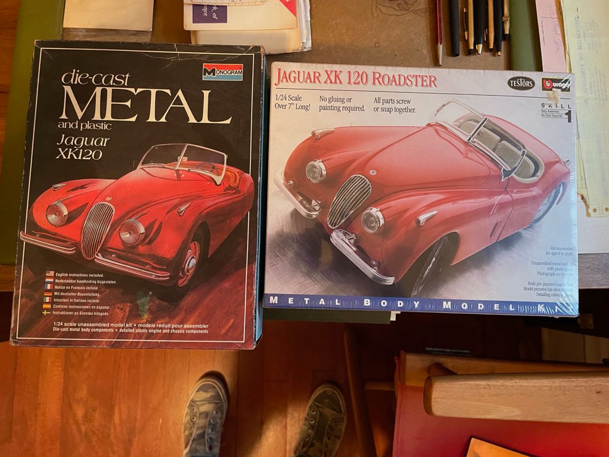 Jaguar xk120 model kits