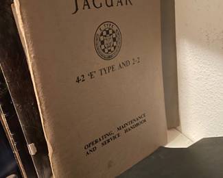 Group of vintage Jaguar handbooks 