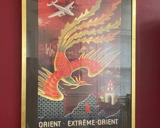 Air France vintage style airline poster