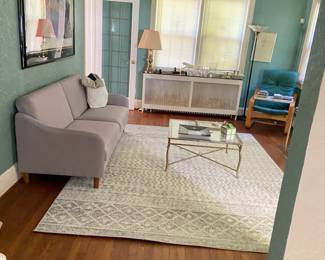 Newer daybed and area rug