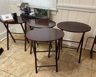 Snack tables with stand