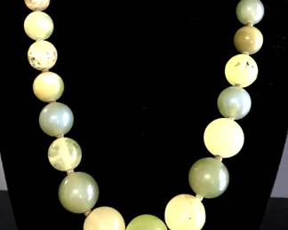 Amazing lemon lime lucite beads