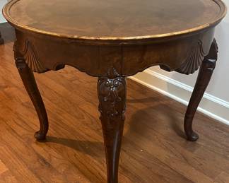 Another fine flame mahogany hand carved table that is the PERFECT size