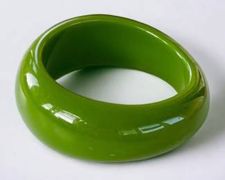 1960s lime green lucite 