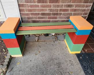 Bright Outdoor Bench - Bench #1