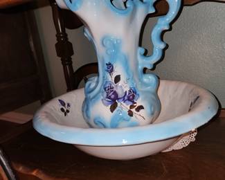 Pitcher and Washbowl