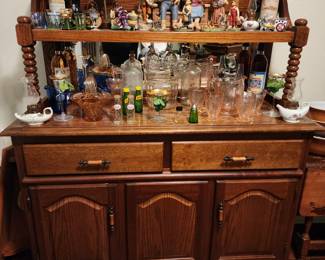 Vintage Oak Sideboard 