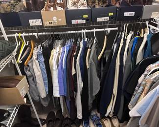 Men’s shirts and shorts 