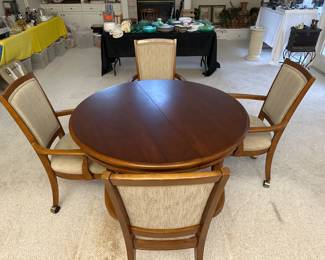 Thomasville round table and chairs 
