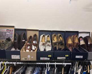 Men’s shoes. Many never used