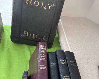 Large Bible and other bibles