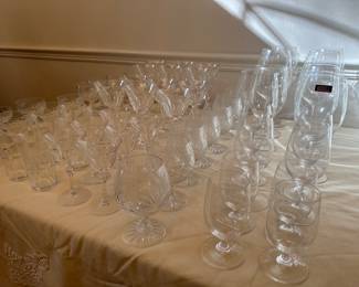 Riedel, Waterford, Heisey  Crystal 