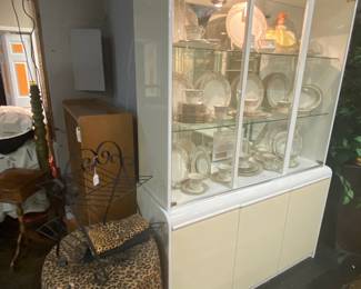 Side View of China Cabinet 