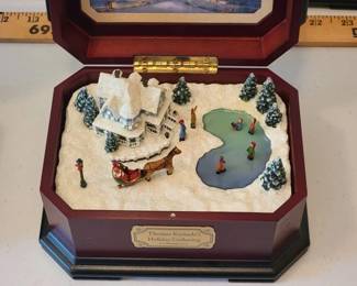 Thomas Kinkade music boxes