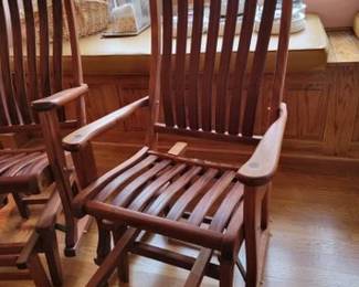 Westwood gliders with foot rests