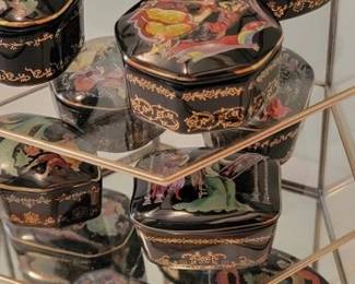 Franklin Mint porcelain fairy tale music boxes