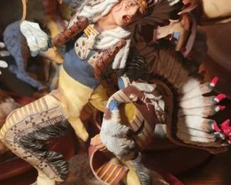 Native American statue