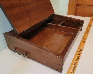 Vintage wood laptop desk