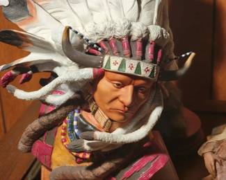 Native American statue