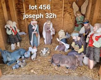 Large resin nativity set