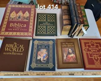 Religious leather bound books