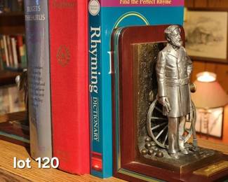 Civil War generals bookends