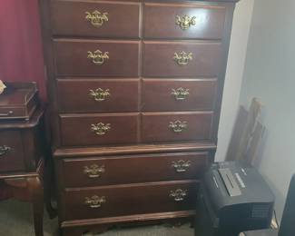 THOMASVILLE IMPRESSIONS WINDSOR COURT CHERRY 6 DRAWER CHEST.  WE HAVE 2 OF THESE