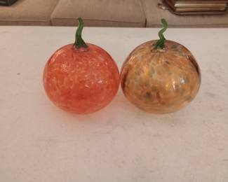 HAND CRAFTED GLASS HERITAGE PUMPKINS