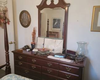 THOMASVILLE IMPRESSIONS WINDSOR COURT CHERRY DRESSER/MIRROR.  WE HAVE 2 OF THESE