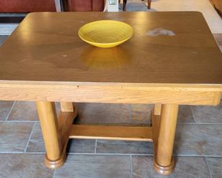 Art deco oak table