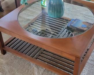 Stickley square coffee table, apx 46"