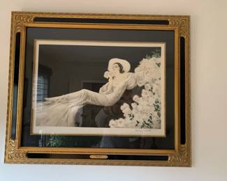 Louis Icart etching, signed numbered