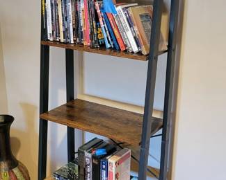 DVD book shelf, folding
