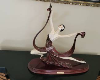 Italian porcelain art deco figure