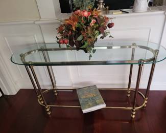 glass sofa table 