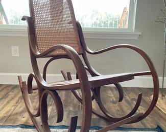 Luigi Crassevig Made in Italy bentwood rocker, amazing condition