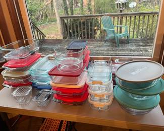 Pyrex, Pyrex, and more Pyrex 