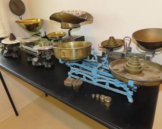 Multiple sets of scales and weights