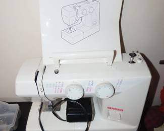 Newer Singer sewing machine.